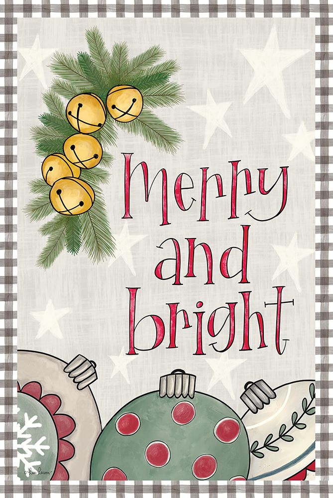 Merry and Bright art print by Lisa Larson for $57.95 CAD