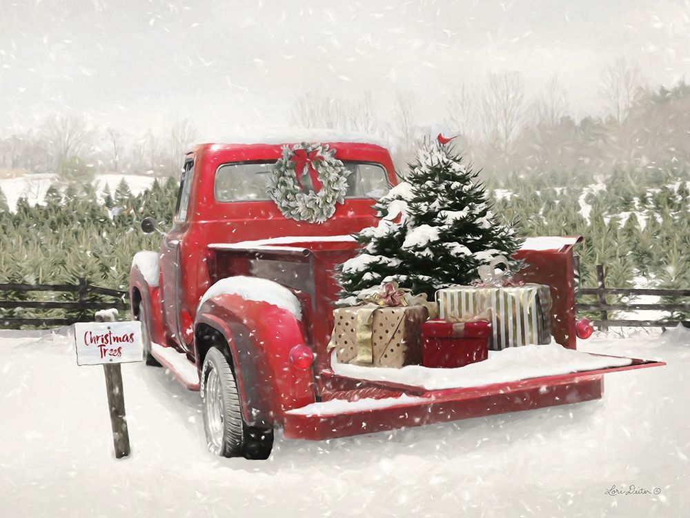 Truck Full of Presents   art print by Lori Deiter for $57.95 CAD