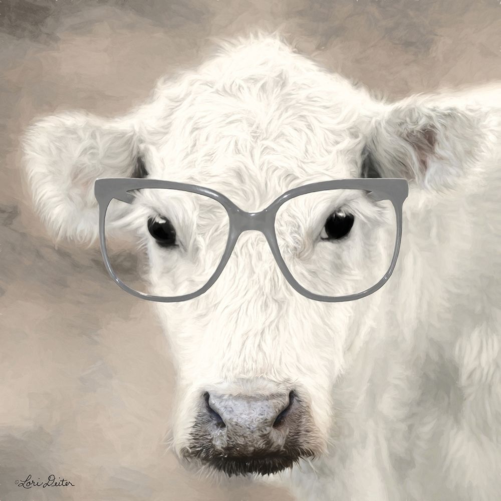 See Clearly Cow  art print by Lori Deiter for $57.95 CAD