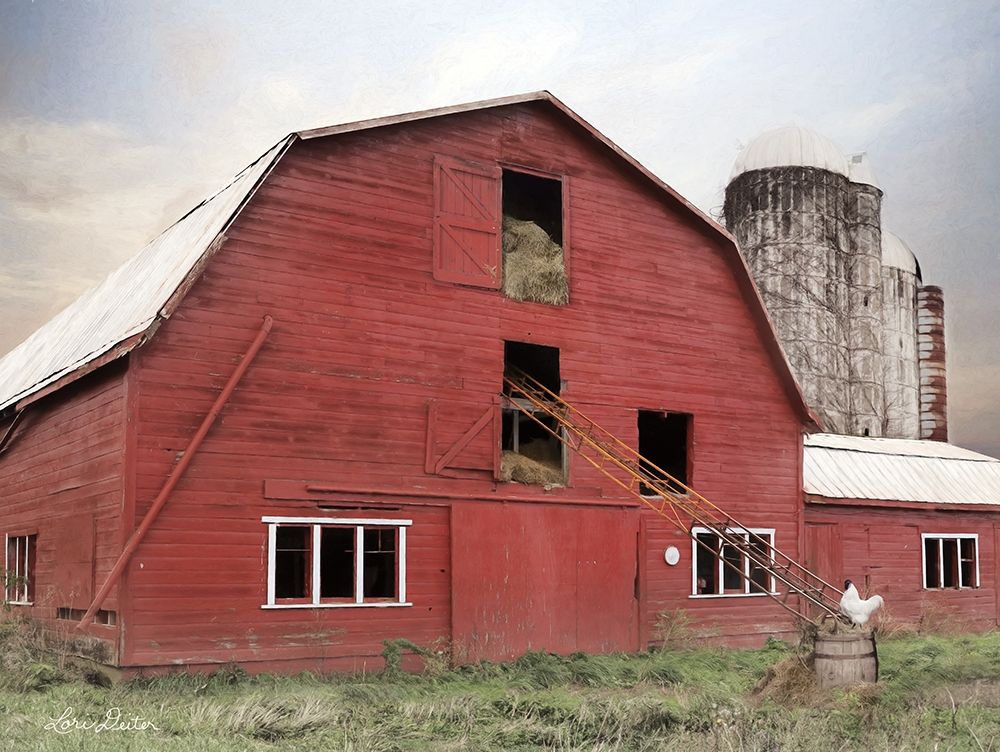 Hay Filled Barn art print by Lori Deiter for $57.95 CAD