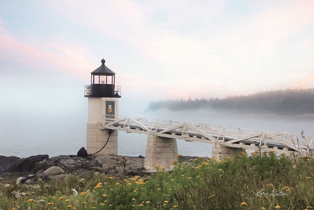 Marshall Point Lighthouse art print by Lori Deiter for $57.95 CAD