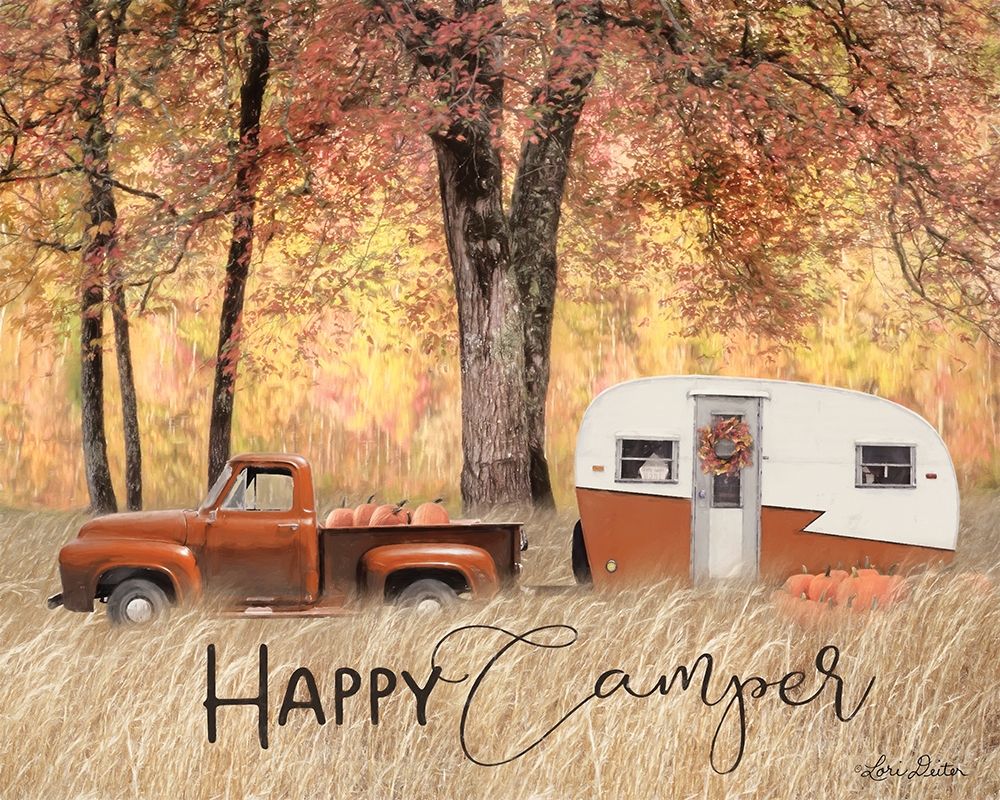 Fall Camping     art print by Lori Deiter for $57.95 CAD