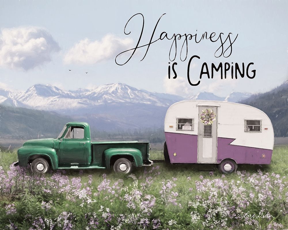 Spring Camping I    art print by Lori Deiter for $57.95 CAD