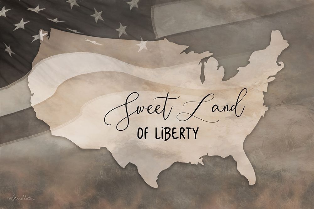 Sweet Land of Liberty      art print by Lori Deiter for $57.95 CAD