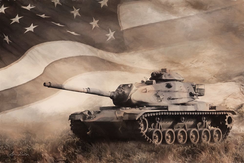 The Liberator Tank art print by Lori Deiter for $57.95 CAD