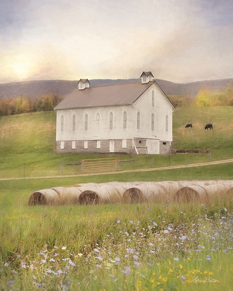 Uphill Farm art print by Lori Deiter for $57.95 CAD