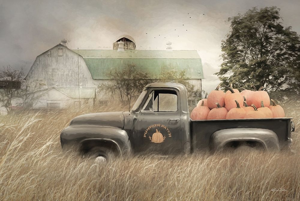 Happy Harvest Truck art print by Lori Deiter for $57.95 CAD