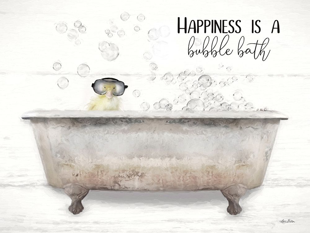 Happiness is a Bubble Bath art print by Lori Deiter for $57.95 CAD