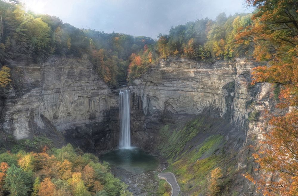 Autumn at Taughannock Falls    art print by Lori Deiter for $57.95 CAD