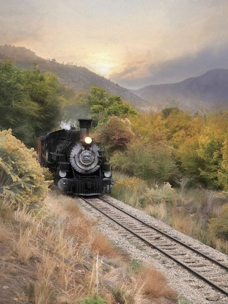 Durango Train at Sunset art print by Lori Deiter for $57.95 CAD