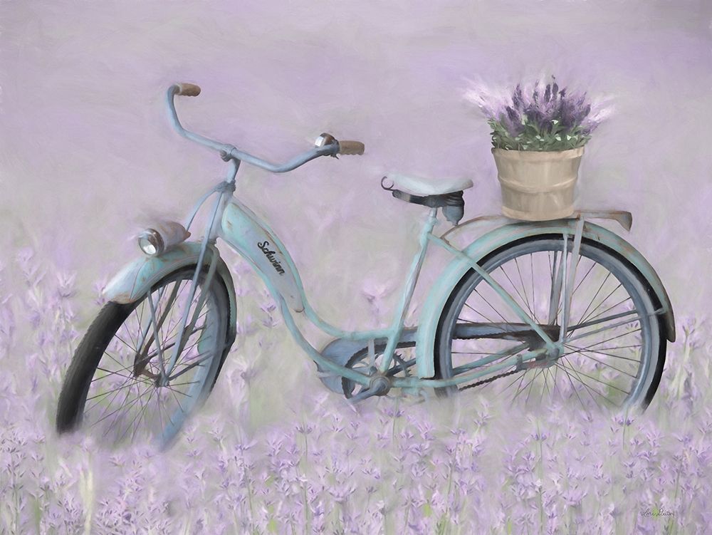Bicycle in Lavender art print by Lori Deiter for $57.95 CAD