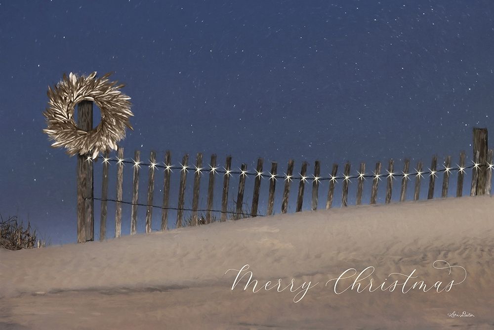 Christmas Eve at the Beach art print by Lori Deiter for $57.95 CAD