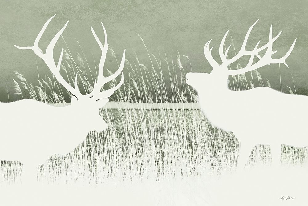 Elk Silhouettes art print by Lori Deiter for $57.95 CAD
