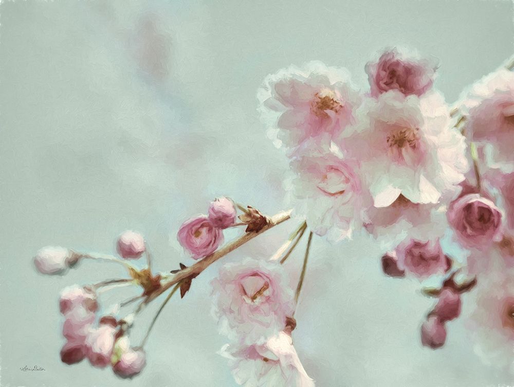 Pastel Weeping Cherry Blossom II art print by Lori Deiter for $57.95 CAD
