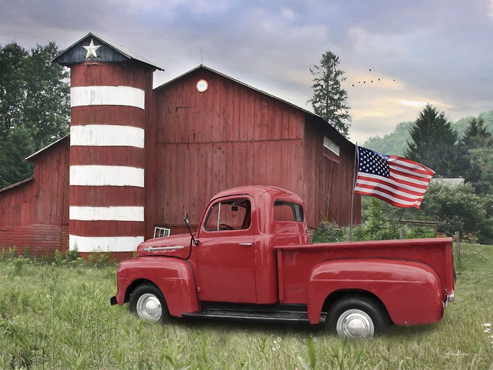 Patriotic Farm art print by Lori Deiter for $57.95 CAD