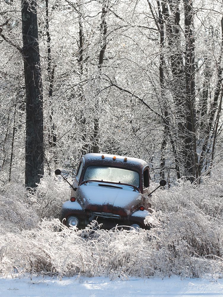 Vintage Icy Ford art print by Lori Deiter for $57.95 CAD