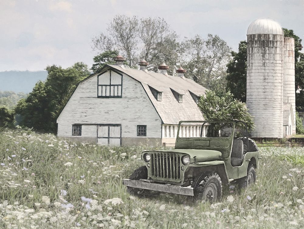 Old Jeep at the Farm art print by Lori Deiter for $57.95 CAD