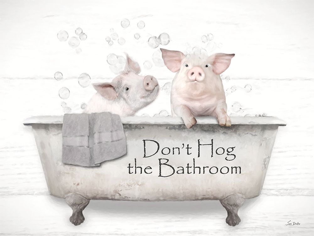 Dont Hog the Bathroom II art print by Lori Deiter for $57.95 CAD
