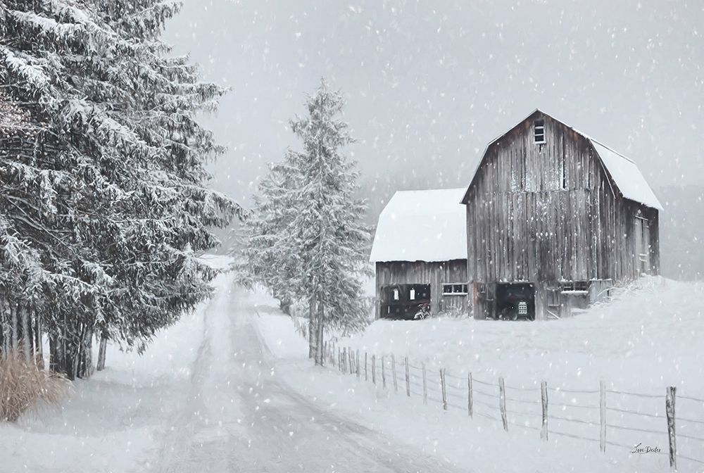Winter Peace in the Country art print by Lori Deiter for $57.95 CAD