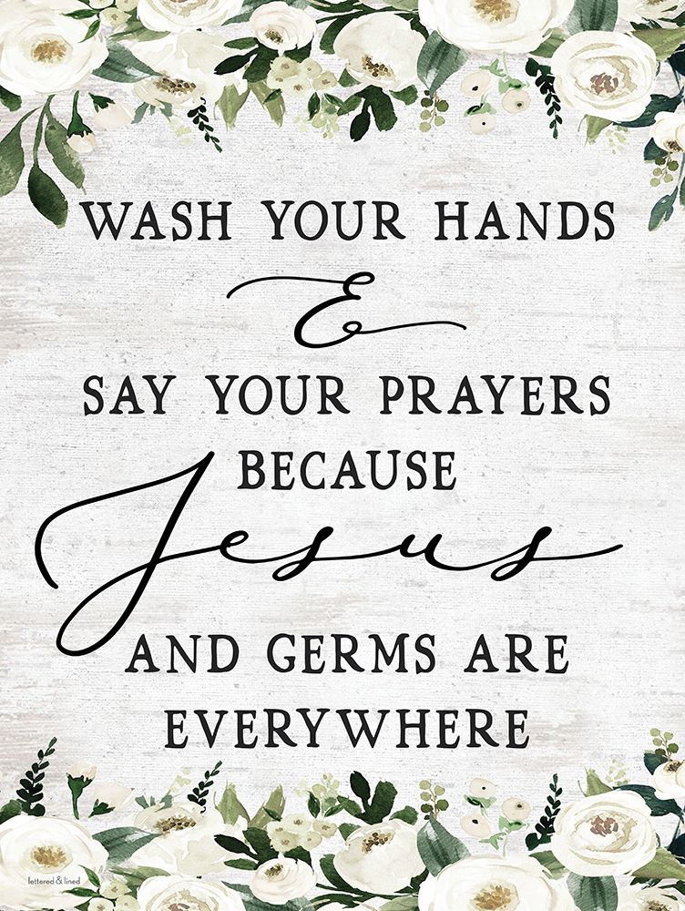 Wash Your Hands art print by lettered And lined for $57.95 CAD