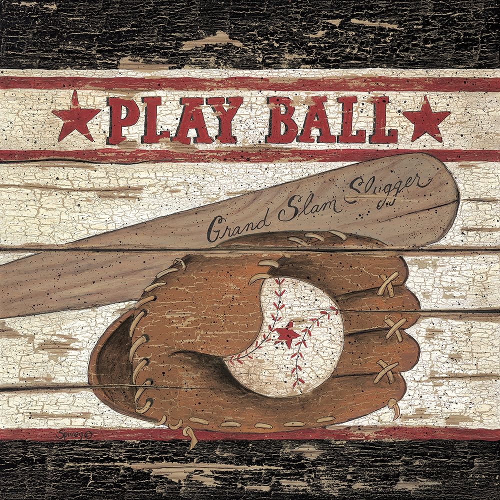 Play Ball art print by Linda Spivey for $57.95 CAD
