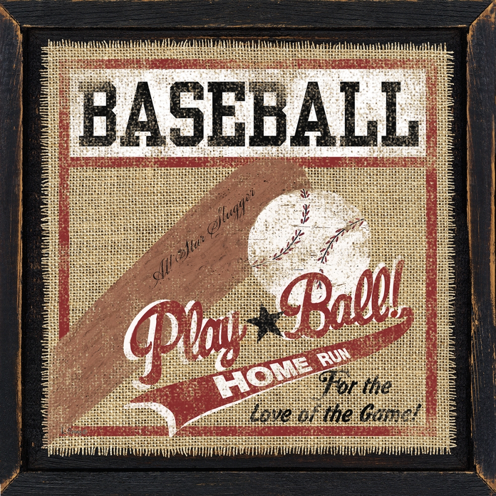 Baseball art print by Linda Spivey for $57.95 CAD