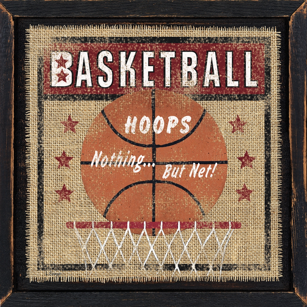 Basketball art print by Linda Spivey for $57.95 CAD