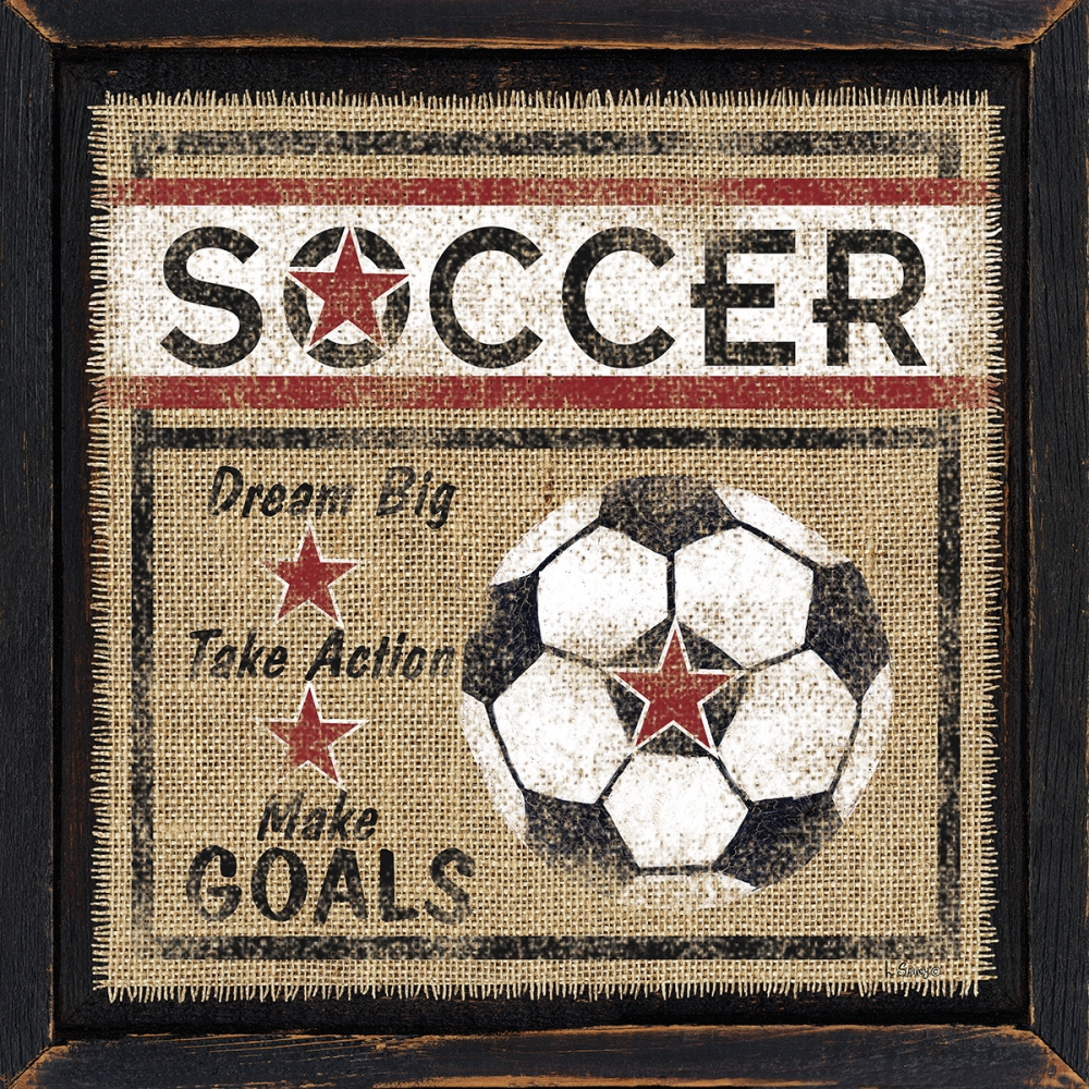 Soccer art print by Linda Spivey for $57.95 CAD