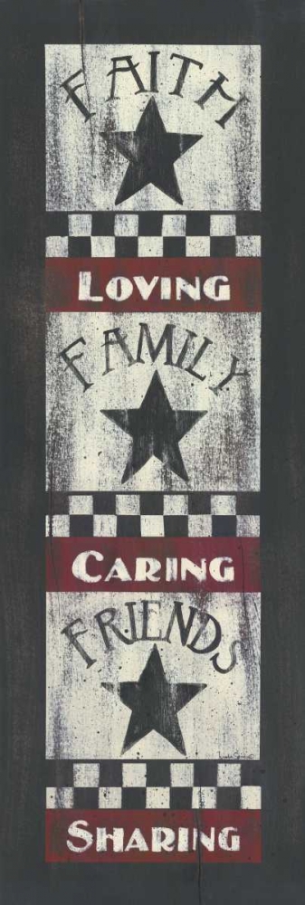 Faith-Family-Friends art print by Linda Spivey for $57.95 CAD