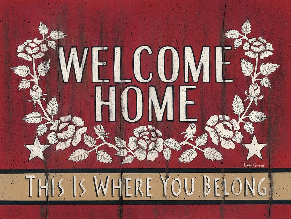 Welcome Home art print by Linda Spivey for $57.95 CAD