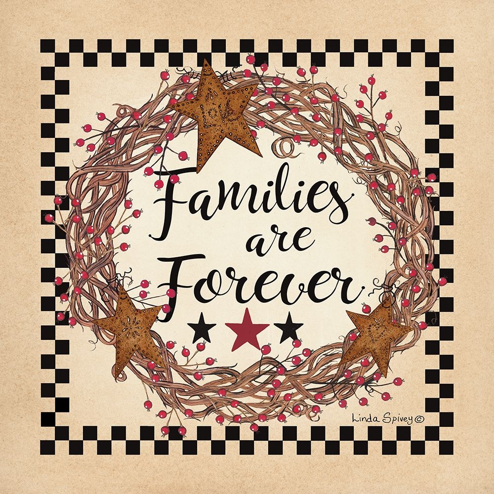 Family Wreath art print by Linda Spivey for $57.95 CAD