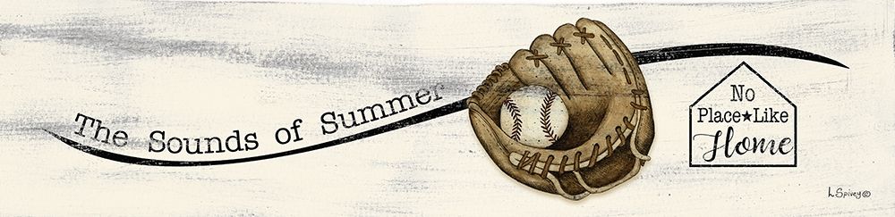 Baseball - Summer art print by Linda Spivey for $57.95 CAD