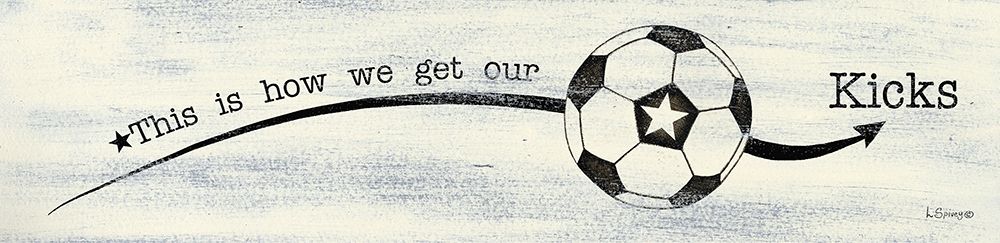 Soccer - Kicks art print by Linda Spivey for $57.95 CAD