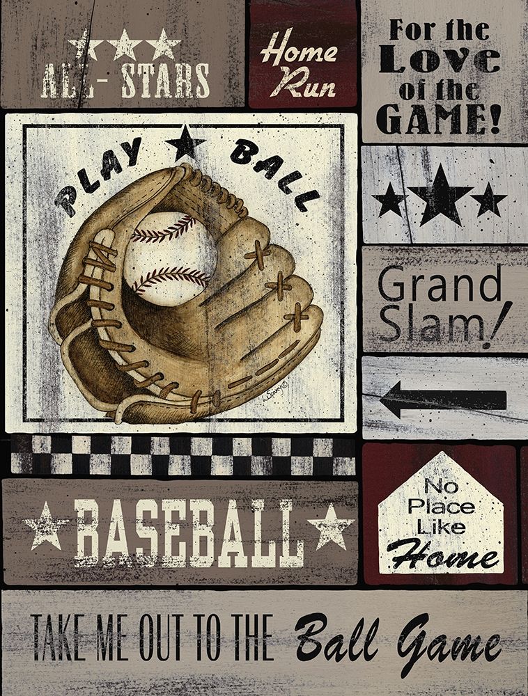 Baseball All Stars art print by Linda Spivey for $57.95 CAD