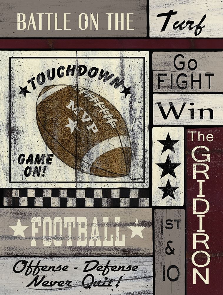 Football Game On art print by Linda Spivey for $57.95 CAD