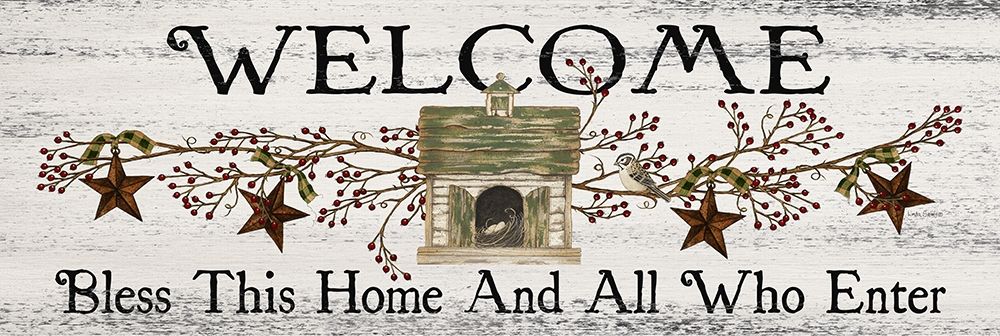 Bless This Home and All Who Enter art print by Linda Spivey for $57.95 CAD