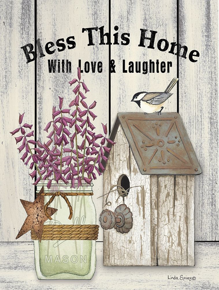 Bless This Home art print by Linda Spivey for $57.95 CAD