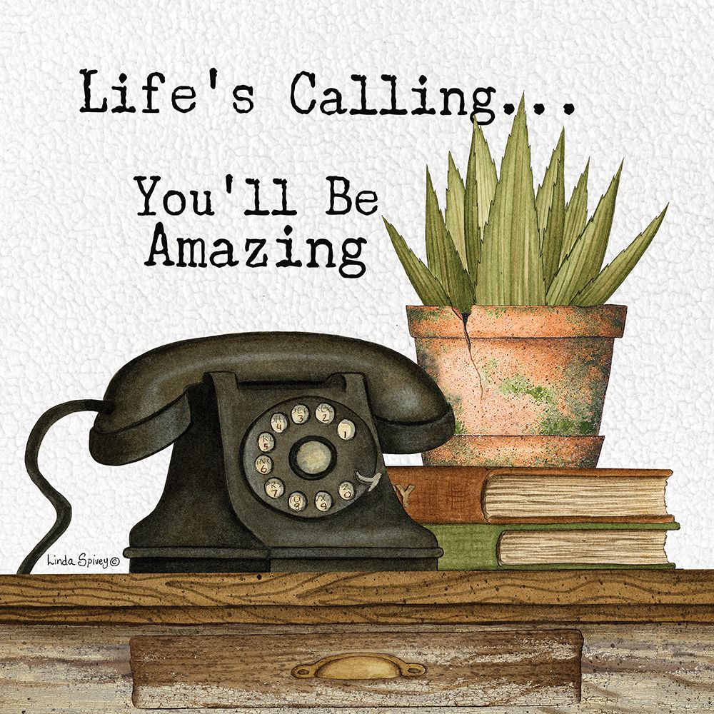 Lifes Calling art print by Linda Spivey for $57.95 CAD