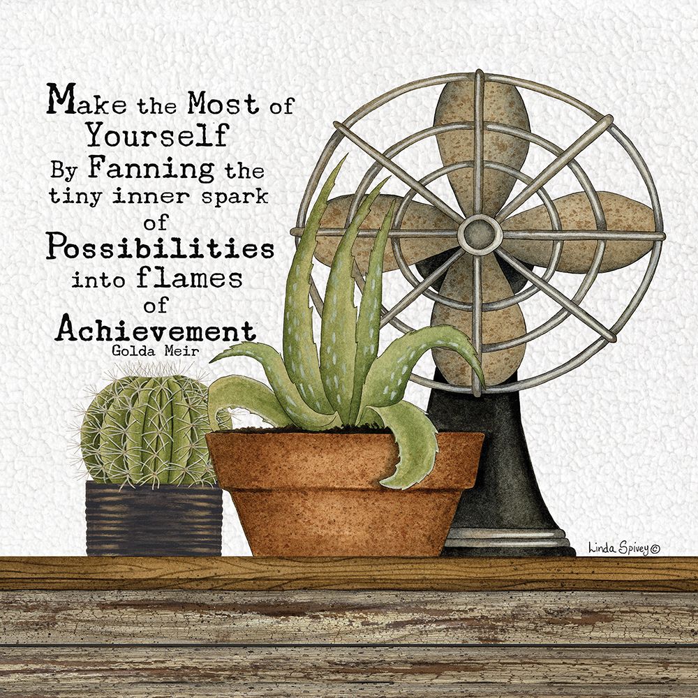 Make the Most of Yourself art print by Linda Spivey for $57.95 CAD