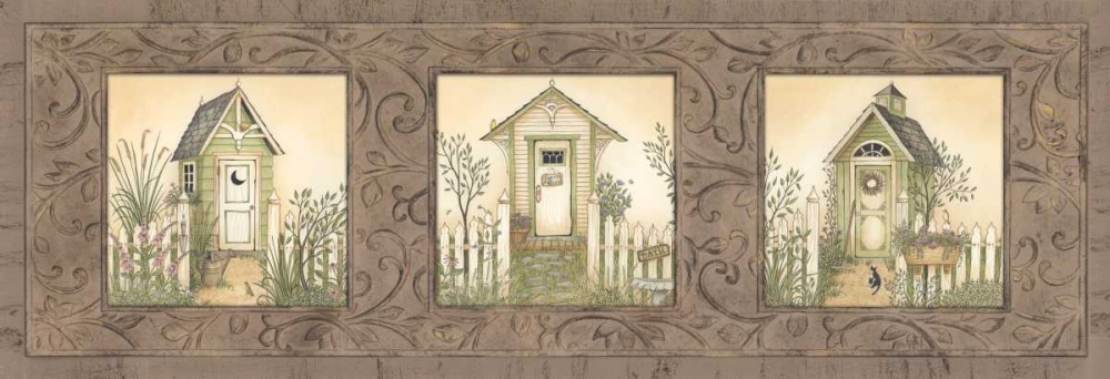 Outhouse Row art print by Linda Spivey for $57.95 CAD