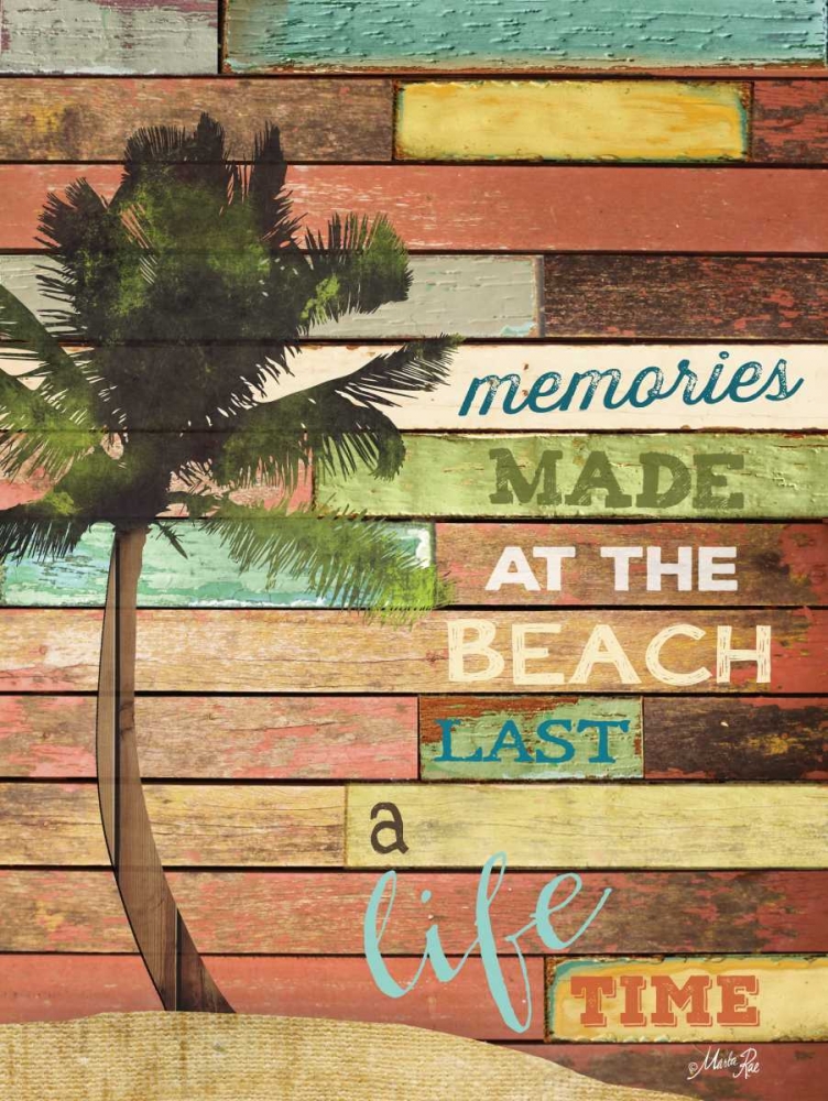 Beach Memories art print by Marla Rae for $57.95 CAD