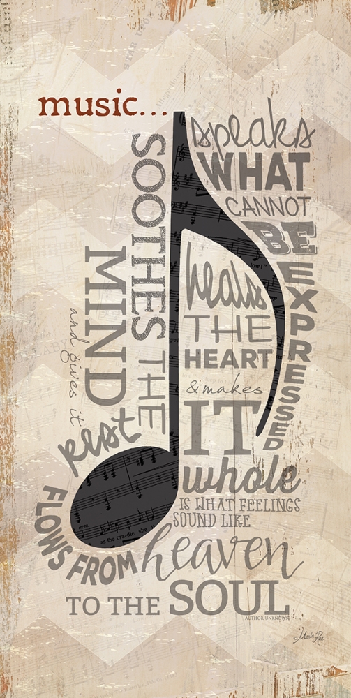 Music art print by Marla Rae for $57.95 CAD