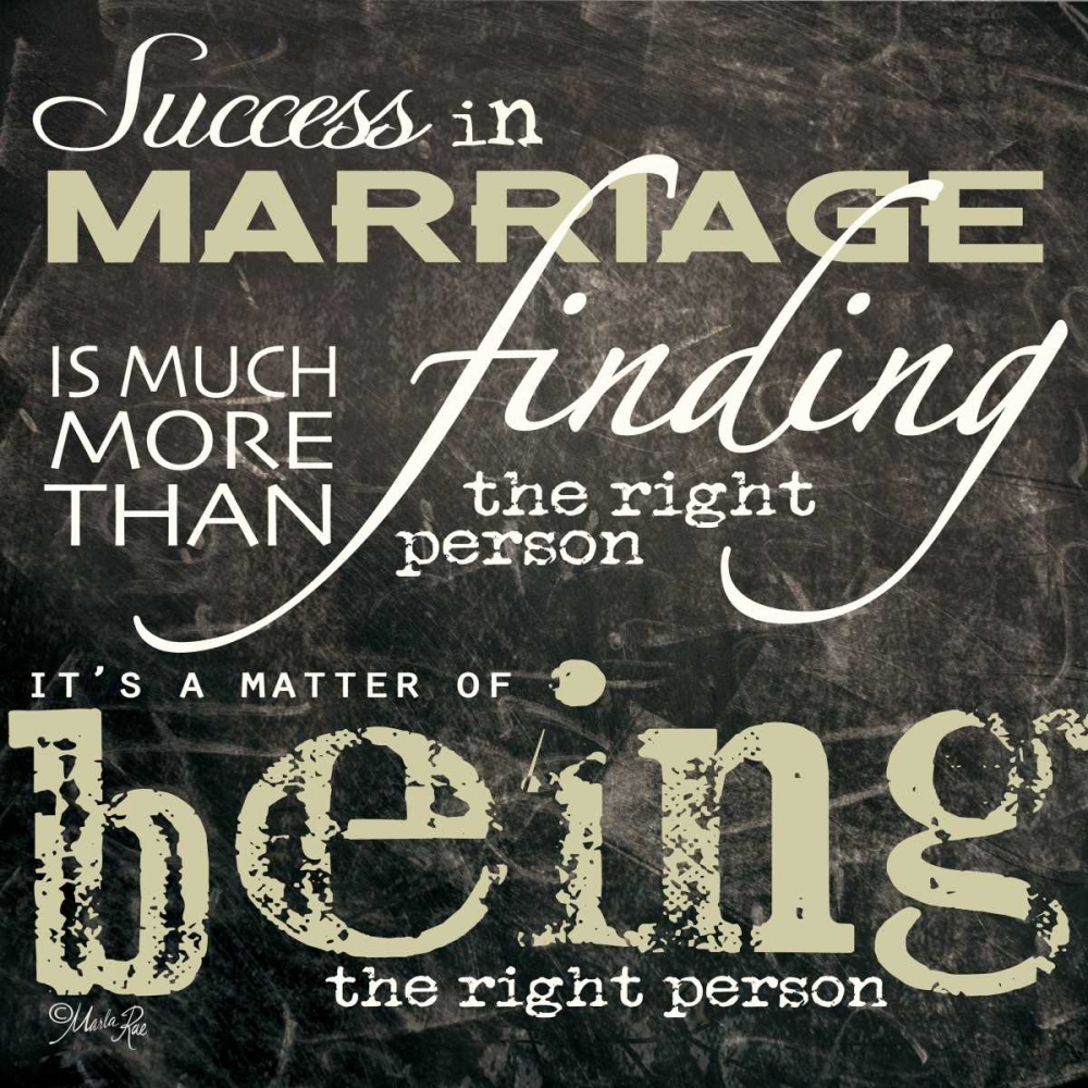 Success in Marriage art print by Marla Rae for $57.95 CAD
