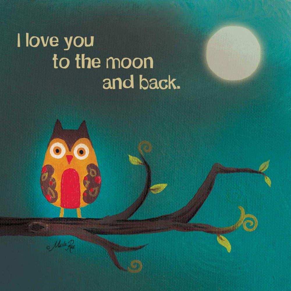 To the Moon I art print by Marla Rae for $57.95 CAD