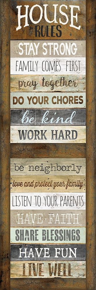 House Rules art print by Marla Rae for $57.95 CAD