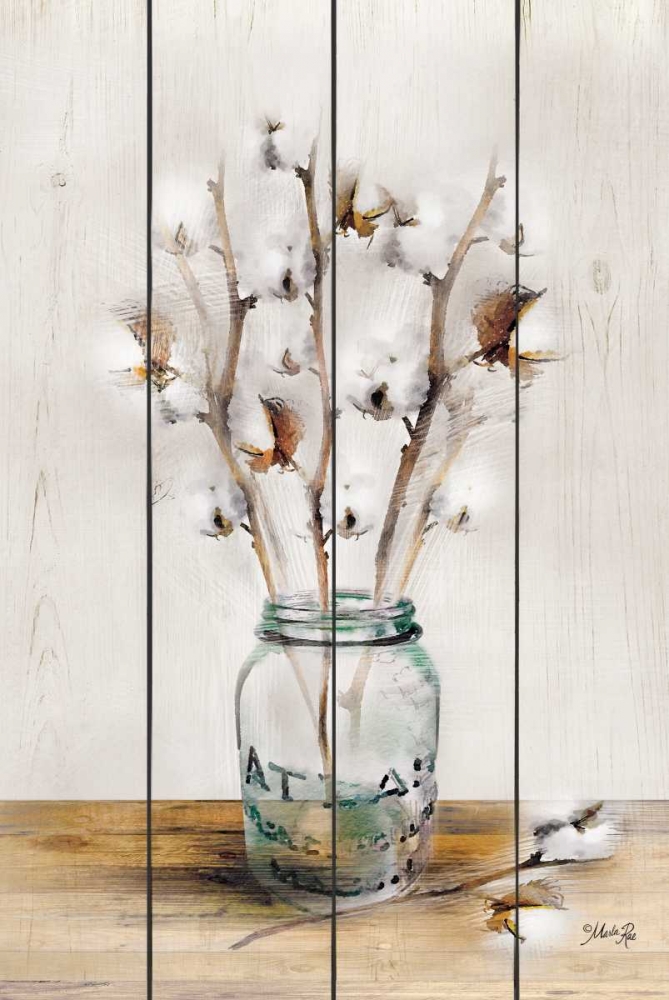 Cotton Stems art print by Marla Rae for $57.95 CAD