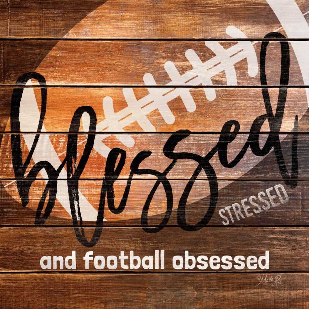 Football Obsessed art print by Marla Rae for $57.95 CAD