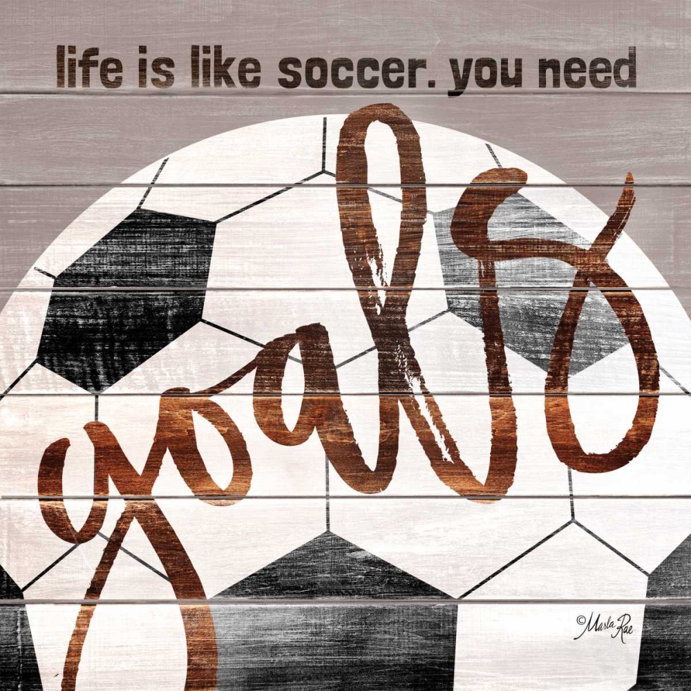 Soccer Goals art print by Marla Rae for $57.95 CAD