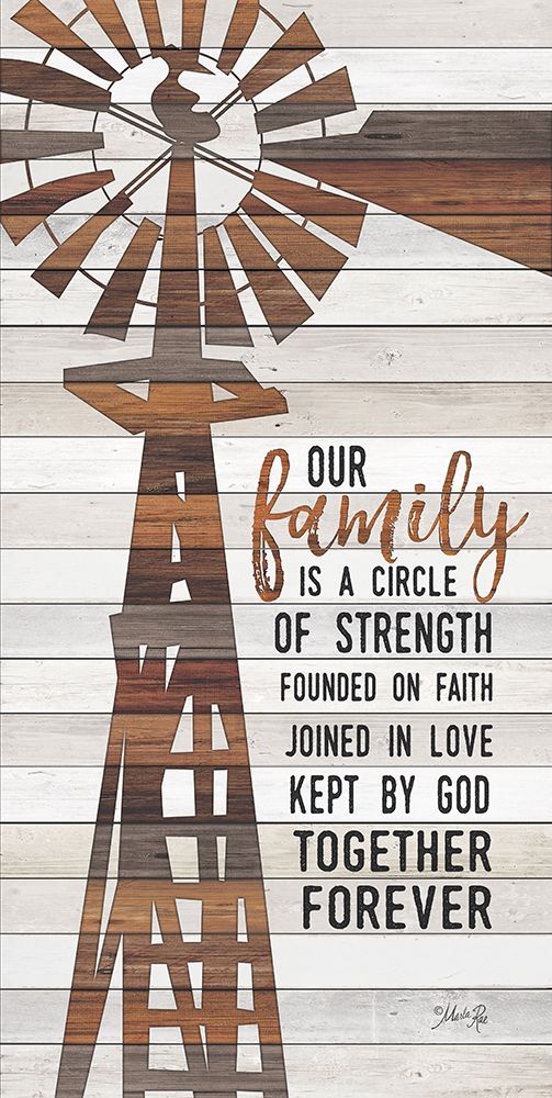 Family Circle Windmill art print by Marla Rae for $57.95 CAD
