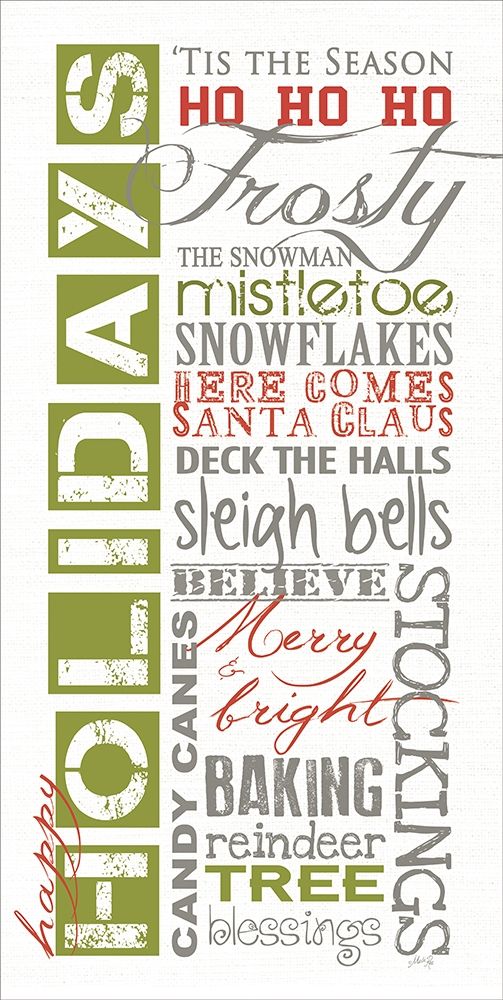 Happy Holidays  art print by Marla Rae for $57.95 CAD